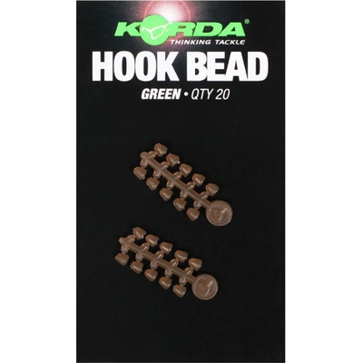 Korda Zarážky na háček Hook Bead green 20ks – Zboží Mobilmania