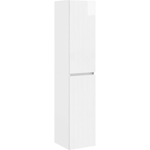 vidaXL Стенно Баня Кабинет Бял гланц 33 x 34, 5 x 160 см (890516)