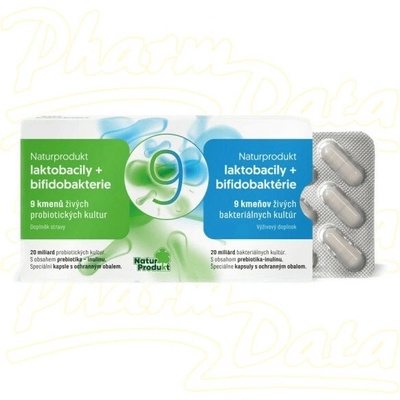 Naturprodukt laktobacily + bifidobakterie 9 15 kapslí
