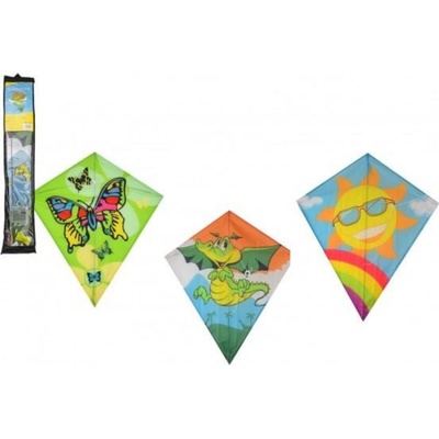 Teddies Drak lietajúci nylon 3 druhy 60 x 70cm