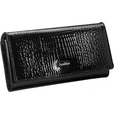 Semiline kožená peňaženka RFID P8228 0 Black