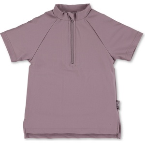 Sterntaler Детска плажна тениска от ликра Sterntaler Kid's Short-Sleeve Swim Shirt Half Zip Lycra - Light Pink - размер 98/104 (EU) (750-1763-0113)