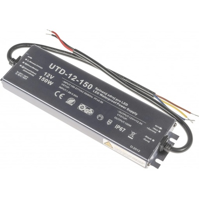 T-LED Trafo pro zapojení LED osvětlení 12V 150W UTD-12-150 voděodolné 056302