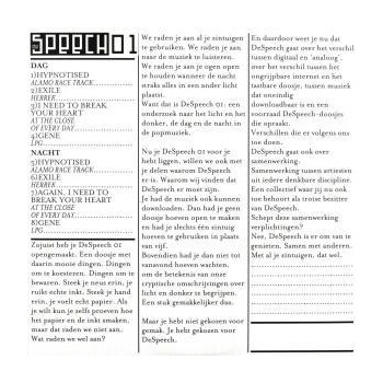 Various - DE SPEECH CD