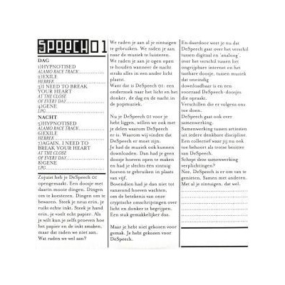 Various - DE SPEECH CD
