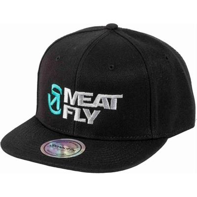 Meatfly шапка с козирка Ness Snapback Black / Grey Revital | Черна | Размер Meatfly | Cheren | МЪЖЕ | ЕДИН РАЗМЕР