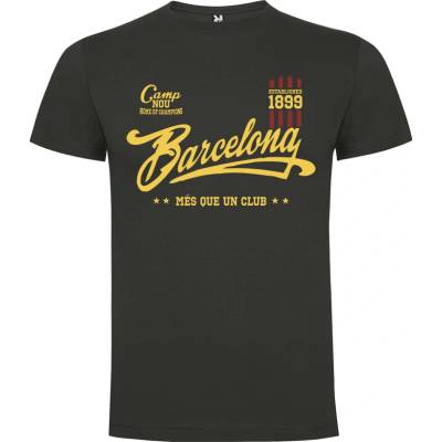Superfutbal detské tričko Barcelona tmavo sivé