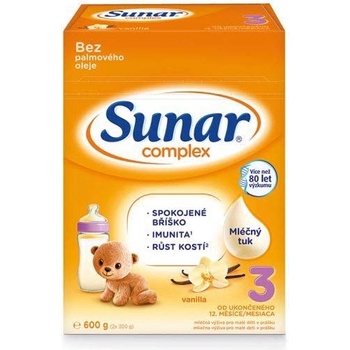 Sunar 3 Complex vanilka 3 x 600 g
