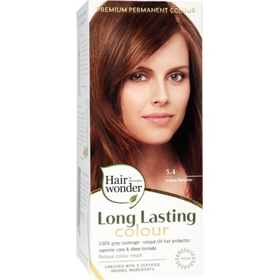 Hairwonder by Hennaplus Dlouhotrvající barva INDIÁNSKÉ LÉTO 5.4