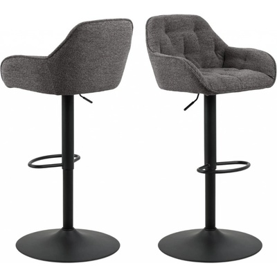 Actona Brooke antracit / matná černá 2 ks