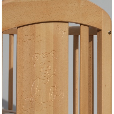 Scarlett Laura s odnímatelným bokem přírodní BUK 120 x 60