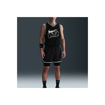 Nike Men Dri-Fit Basketball 2in1 4in Shorts Čierna