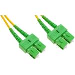 SeaMAX Оптична корда SeaMAX, 2m, SC-SC APC, SM G652D, duplex, 2.0mm, LSZH (SM-PC-SC/APC-SC/APC-2-D)