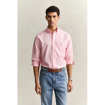 Gant Regular Fit Poplin Shirt - Washed Pink 666