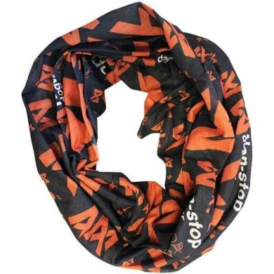 Non-stop dogwear multifunkční šátek Multiscarf oranžová s modrou