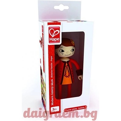 Hape Дървена кукла Модерно семейство Майка hape e3506 (h3506)
