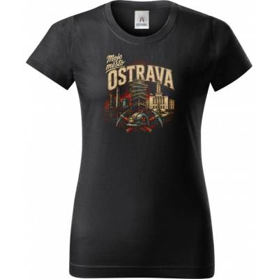 Dámské tričko Moje město Ostrava Basic