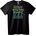 NOONEBRAND Тениска Зареждам се от сълзите на учениците - 2XL, Black