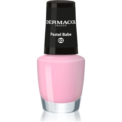 Dermacol Mini лак за нокти цвят 02 Pastel Babe 5ml