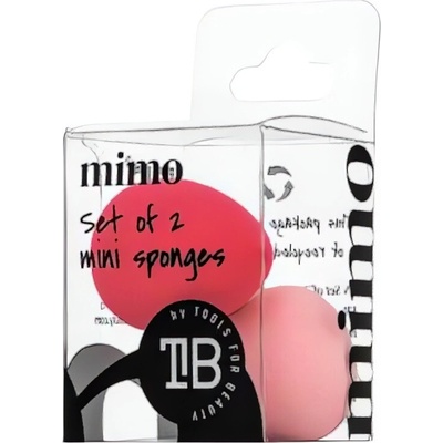 MIMO Set of 2 Mini Sponges houbička na make-up set Pink