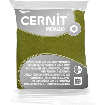 Cernit Polymer Clay Metallic Полимерна глина Green Gold 56 g (CE0870056051C)