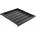 Lanview D=470mm FIXED SHELF ADJUSTABLE SIDE ARM BLACK