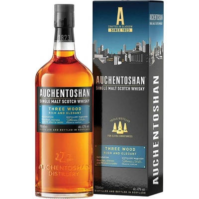 Auchentoshan Three Wood 12y 43% 0,7 l (kartón)