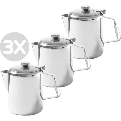 Hendi multipack 3x Konvice na kávu/čaj 0.2 L o74x(H)95 mm