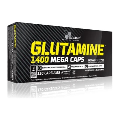 Olimp Sport Nutrition Аминокиселина OLIMP L-Glutamine Mega Caps 1400 mg, 120 Caps