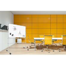 VICTORIA VISUAL Otočná tabuľa magnetická obojstranná 100 × 200 cm QR0703