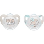 Nuk Силиконови залъгалки NUK - Lion King, 0-6 месеца, 2 броя (10730750)