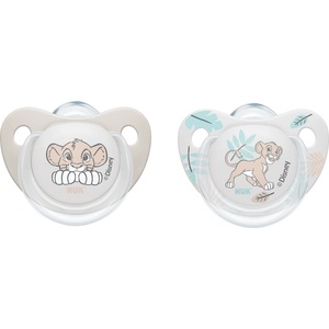 Nuk Силиконови залъгалки NUK - Lion King, 0-6 месеца, 2 броя (10730750)