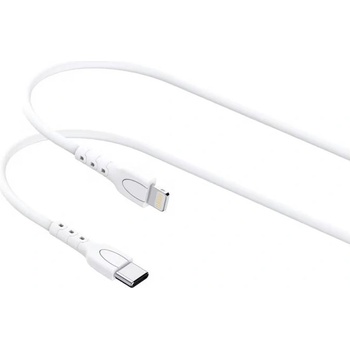 Lemontti Wind кабел за бързо зареждане Type-C към Lightning, PD 30W, 1.2 м, бял (LEMCTYCLH2A)