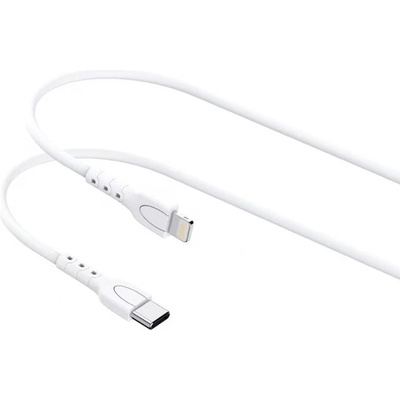 Lemontti Wind кабел за бързо зареждане Type-C към Lightning, PD 30W, 1.2 м, бял (LEMCTYCLH2A)