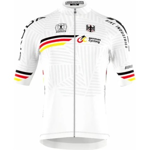 Bioracer Фланелка с къс ръкав за колоездене Bioracer German Icon Classic Matrix Jersey Cycling jersey - Germany - размер XXL (056-3852-0116)