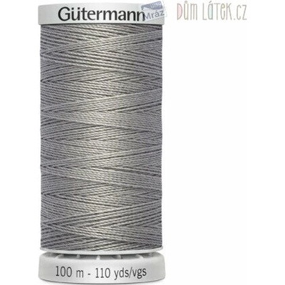 Niť GÜTERMANN Extra silná, 100 m, šedá