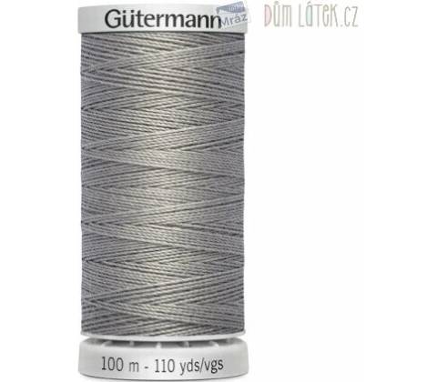 Niť GÜTERMANN Extra silná, 100 m, šedá