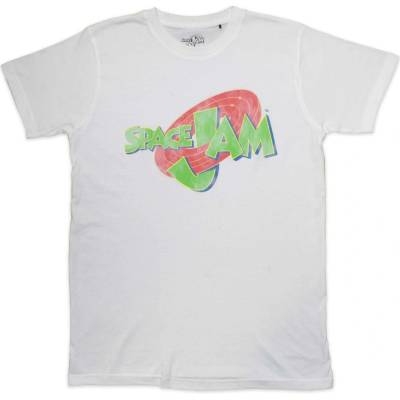 Space Jam Retro Logo biele