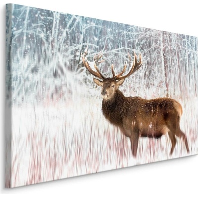 MyBestHome BOX Plátno Jelen Na Abstraktním Pozadí Varianta: 100x70