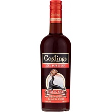 Goslings Black Seal 151 Overproof 75,5% 0,7 l (čistá fľaša)