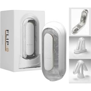 TENGA Flip Zero - вибриращ мастурбатор - бял