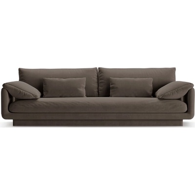 Micadoni Кафяв кадифен диван 250 cm Torino - Micadoni (MIC_4S_184_F1_TORINO5)