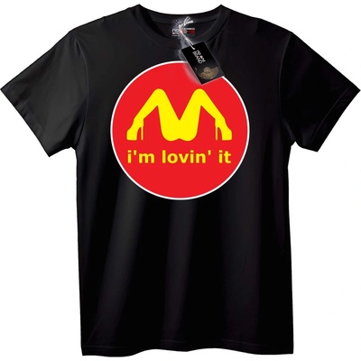 NOONEBRAND Тениска McDonald's Токчета - 2XL, Black