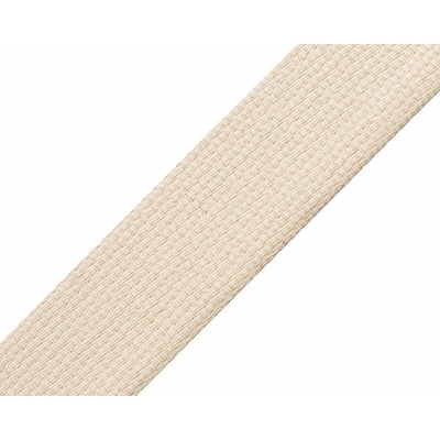 Popruh bavlněný 490011/490001 přírodní, šíře 3cm (popruh v metráži)