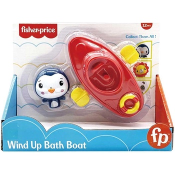 Mattel Fisher-Price® Играчка за баня лодка с пингвин (1011521F)