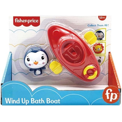 Mattel Fisher-Price® Играчка за баня лодка с пингвин (1011521F)
