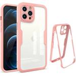 Techsuit Калъф за iPhone 12 Pro Max + Протектор - ColorVerse 360 Series - розов