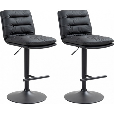 Design-Shop Damar koženka Černá / černá 2 ks