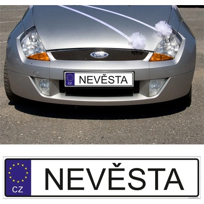 Svatební SPZ s textem - EURO - Nevěsta