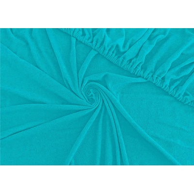 Zdeněk Staněk Froté prostěradlo Světlý tyrkys 90x200